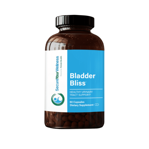 Front image of the product named as Bladder Bliss
