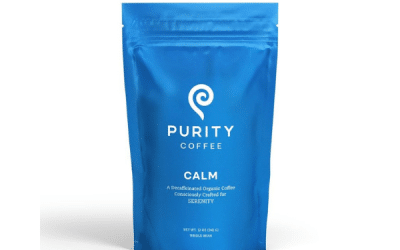 CALM Purity Organic Coffee – Decaffeinated Whole Bean Coffee (2.26 kg)