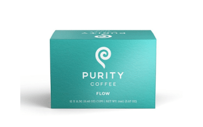 FLOW Purity Organic Coffee – Medium Roast Coffee Pods (12c)