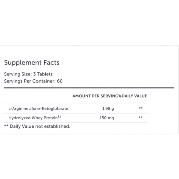 N.O.Max ER Tablets (180c) Supp Facts
