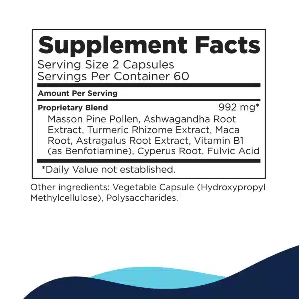 S-TRO Capsules (120c) Supplement Facts